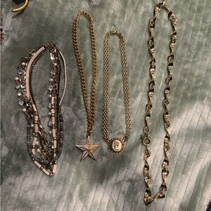 Costume Jewelry Necklace Bundle of 4